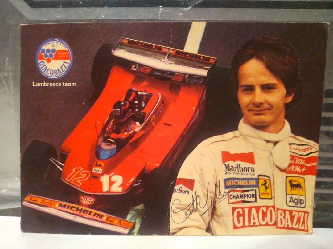 ジョディーシェクター & エンツォフェラーリ 直筆サイン レター