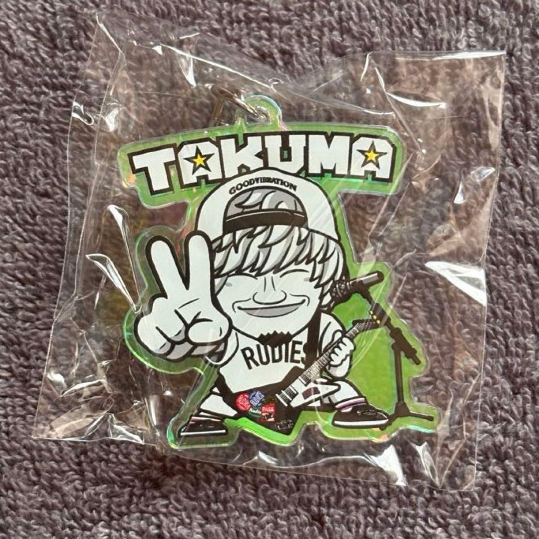 10-FEET TAKUMA アクリルキーホルダー アクリルキーホルダー / JOG / フジサキタクマ