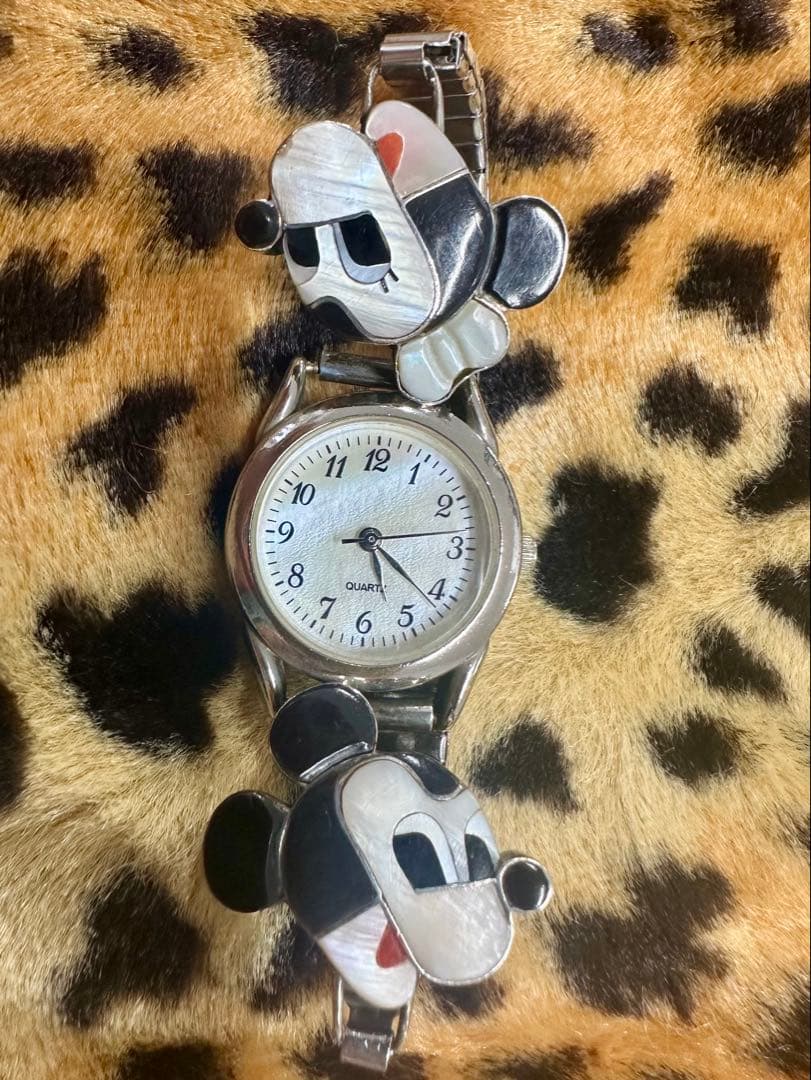 ズニ族 シルバー ミッキー腕時計 - メルカリ