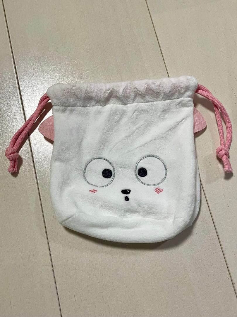 ガチャガチャ うちのタマ知りませんか モモ巾着 - メルカリ