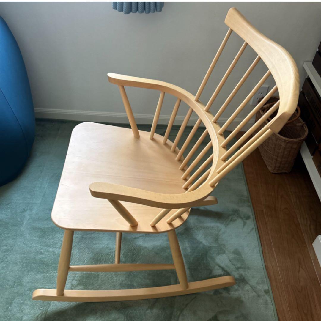 FDBモブラー デンマークデザイン J52G ロッキングチェア ラッカー塗装