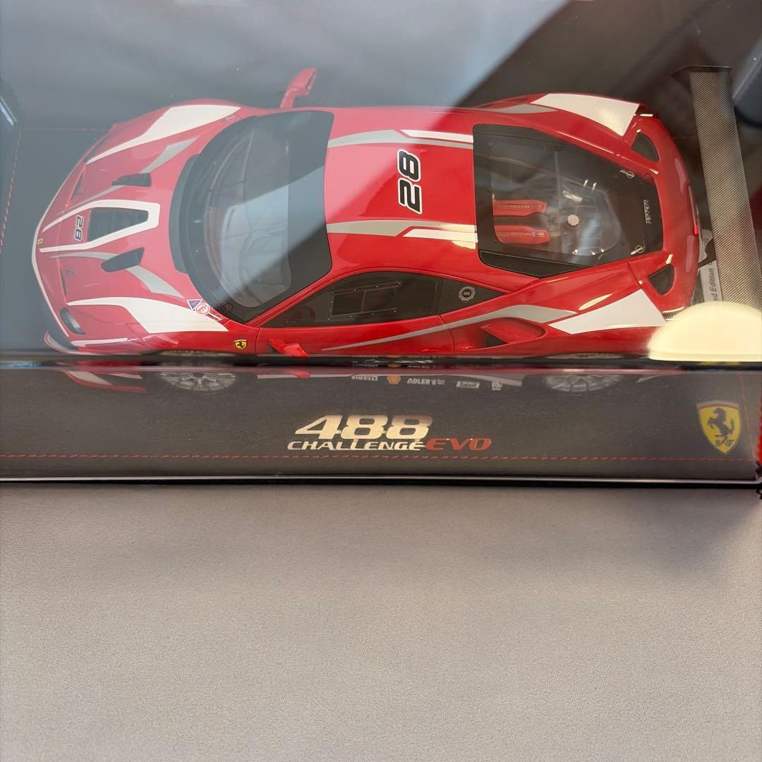ミニカー 1/18 BBR Ferrari 488 Challenge 2020 1/18 BBR Ferrari 488 Challenge EVO 2020 Rosso Kessel - 【MR BBR