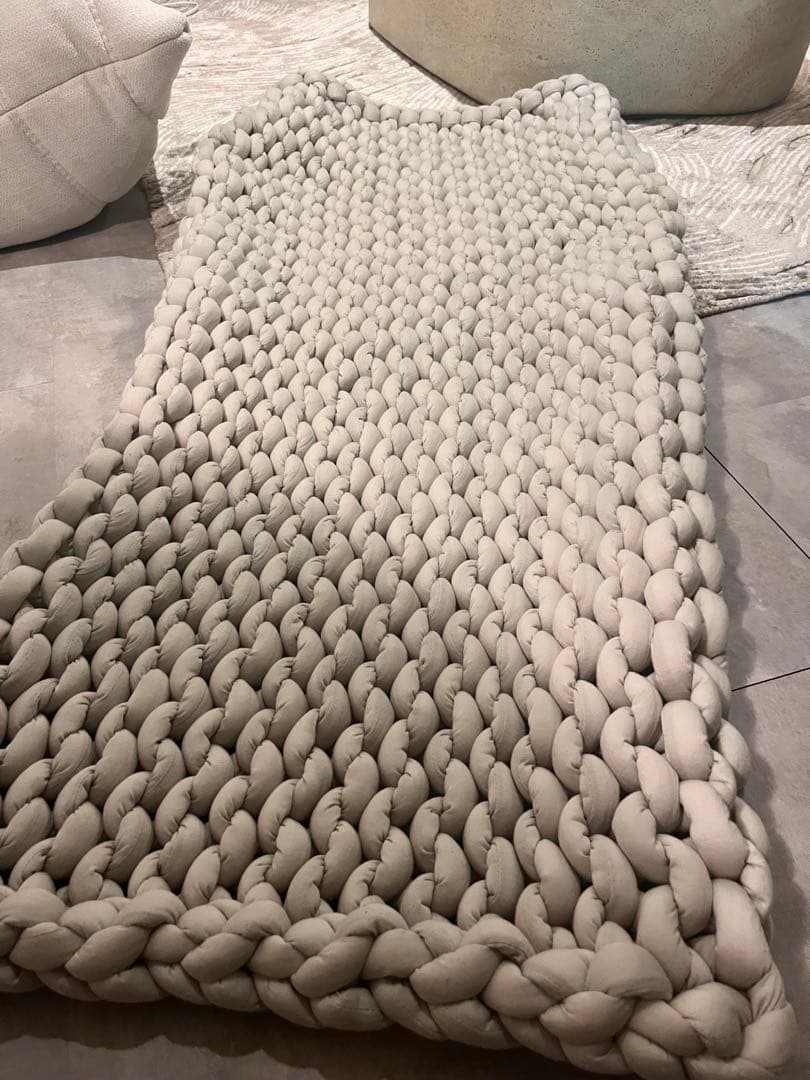 加重ブランケット Mサイズ Kapok Knot グレージュ 現在未使用【新登場】リカバリー加重ブランケット 