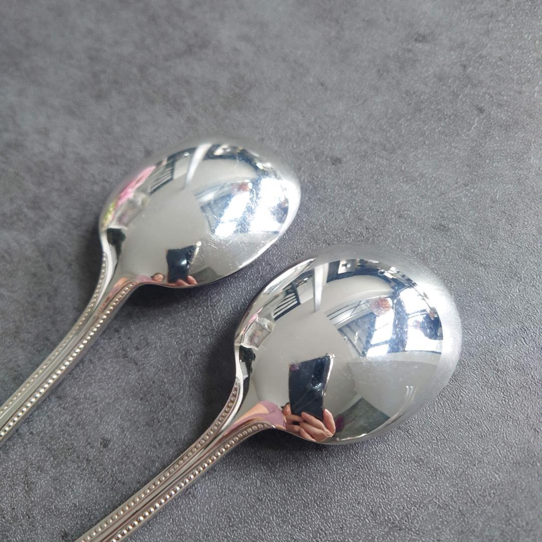 希少 美品 クリストフル パール コンソメスプーン 2点 - メルカリ
