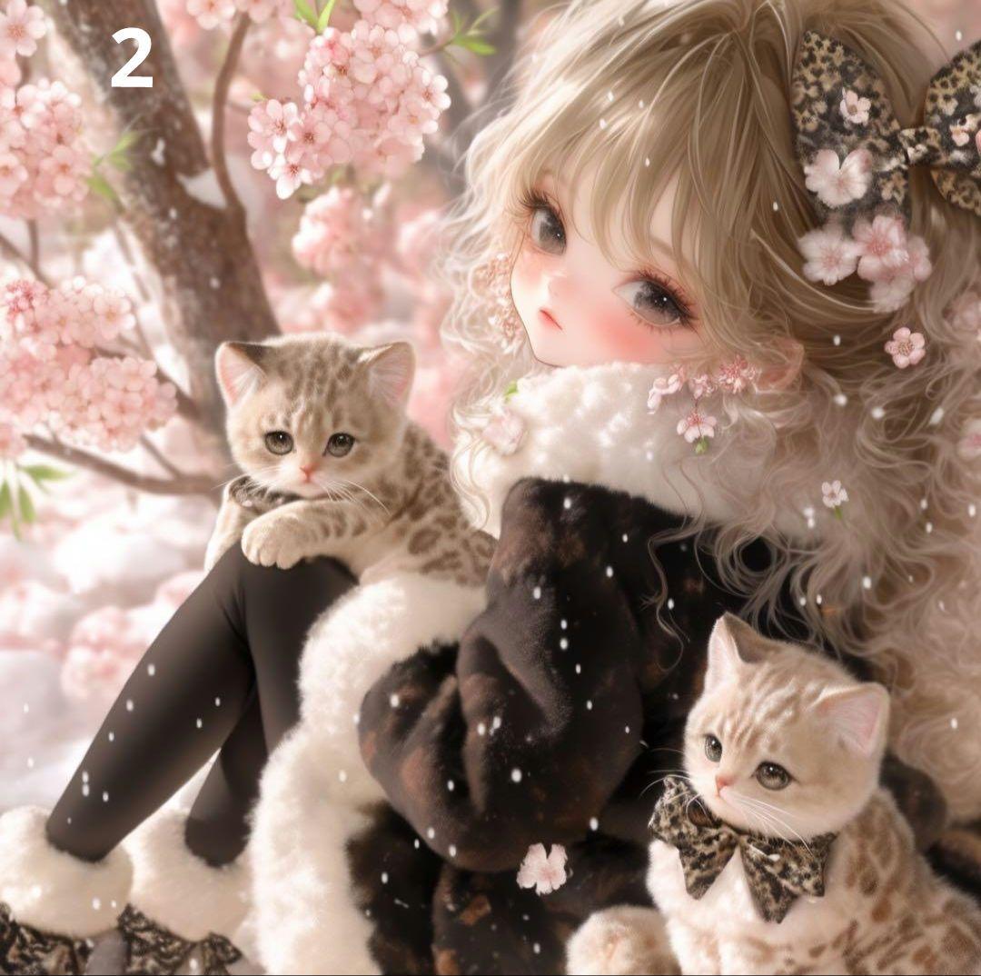 ⭐時間限定パネル⭐ ①　女の子パネル生地　♡オーダー受付中♡　ハンドメイド