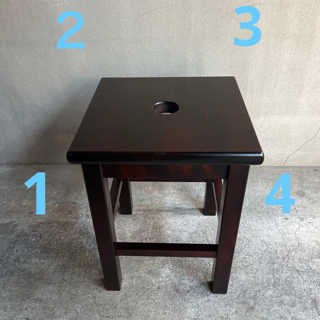 北海道民芸家具 樺材スツール オールドヴィンテージ