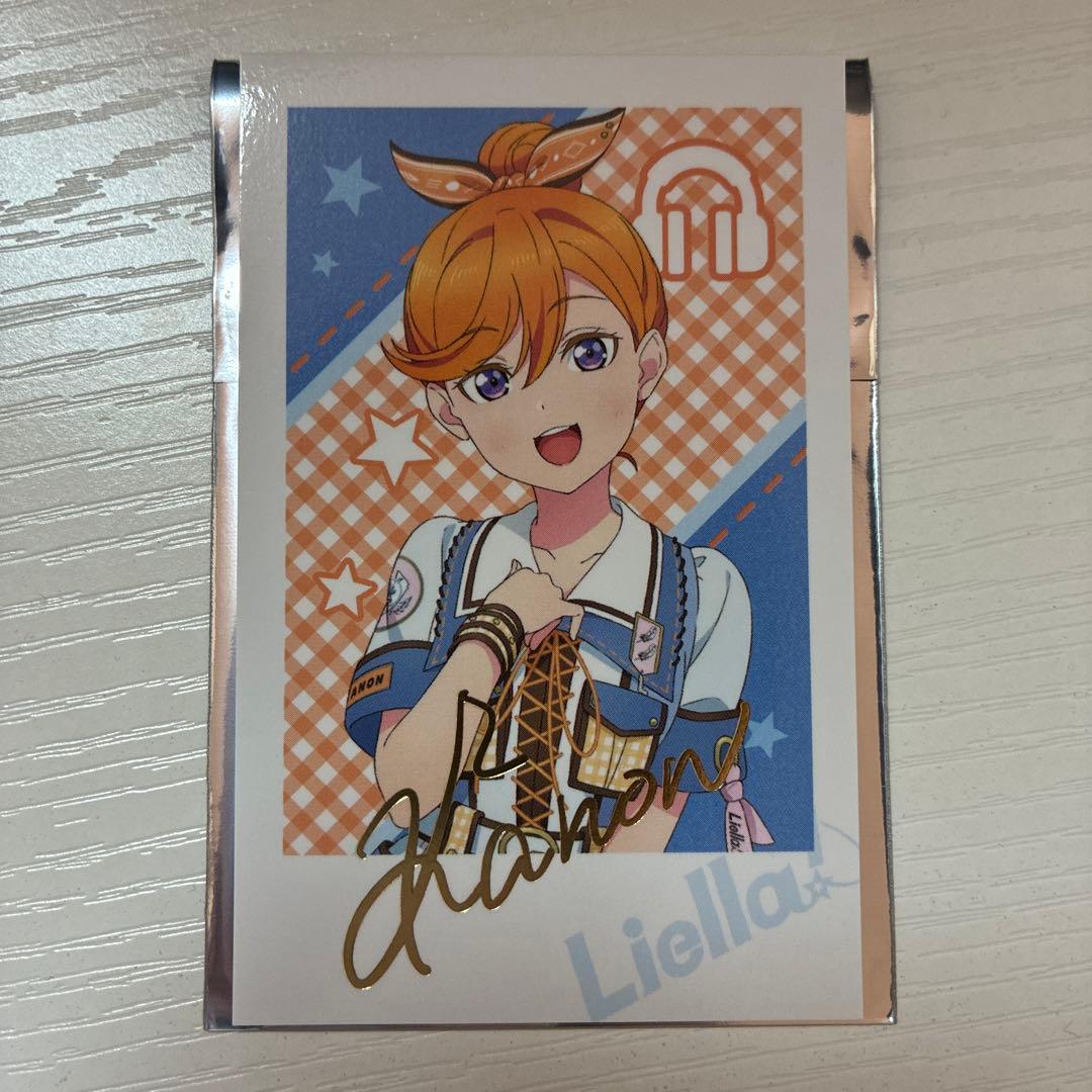 澁谷かのん フォト風カード 箔押しサイン入り - メルカリ