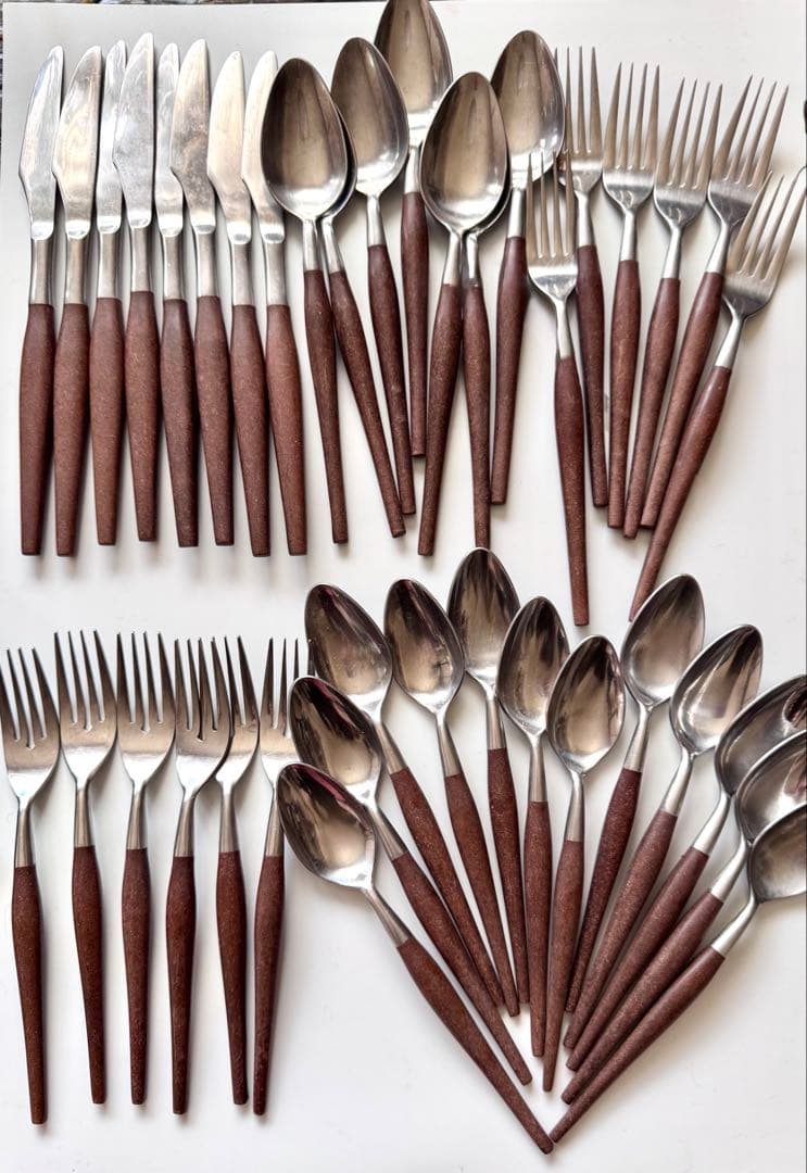 Tiffany & Co. ネル袋付き　カトラリーセット 39点 モダン　北欧 Tiffany & Co. ネル袋付き カトラリーセット 39点 モダン 北欧