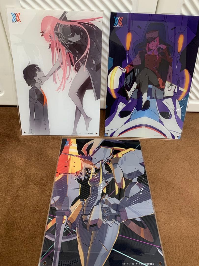 ダーリン・イン・ザ・フランキス アクリルボード 3枚 ダリフラ