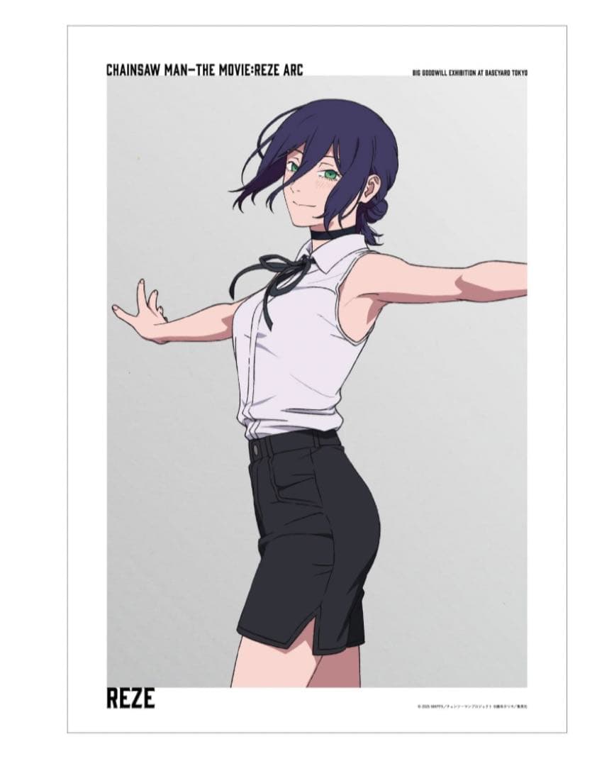 チェンソーマン 劇場版 ベースヤード レゼ篇 レゼ クリアポスター 大