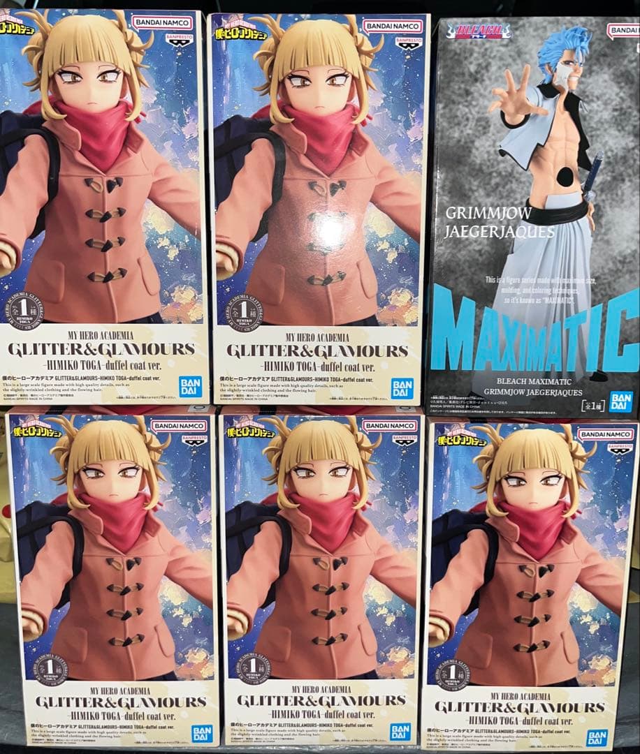 グリムジョー、トガヒミコ　フィギュア6体セット Amazon.co.jp: バンプレスト 僕のヒーローアカデミア THE EVIL