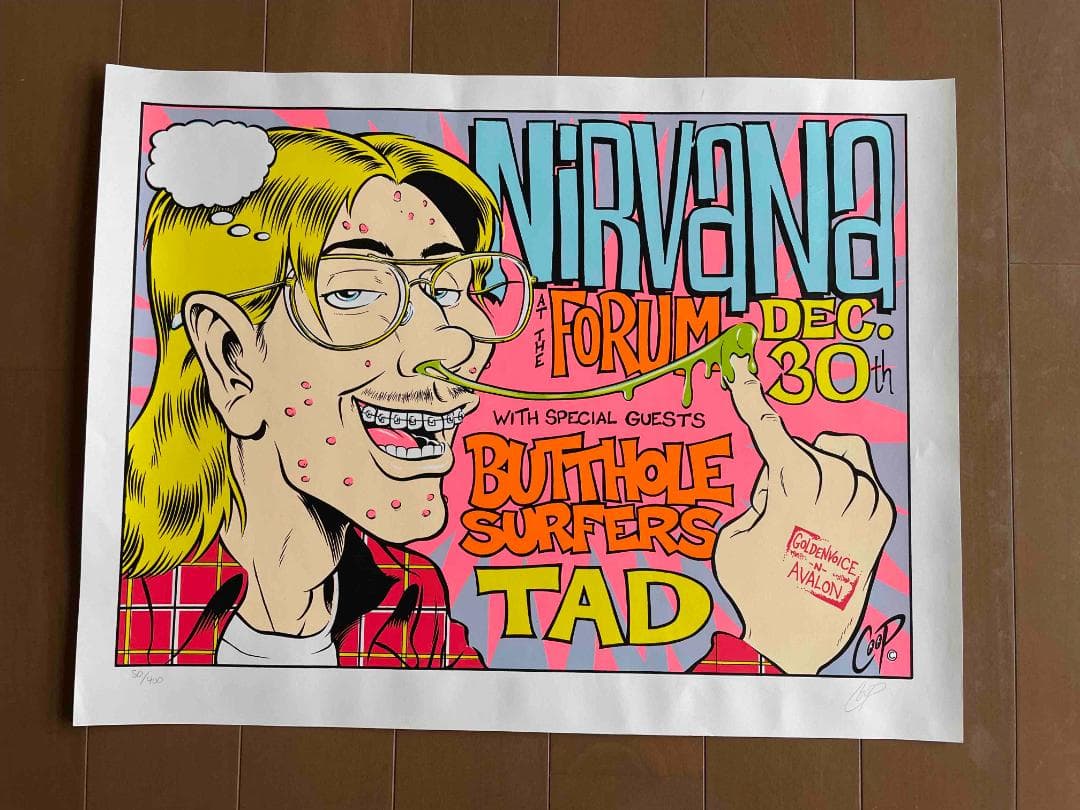 nirvana coop ポスター　版画　kozik Kozik 