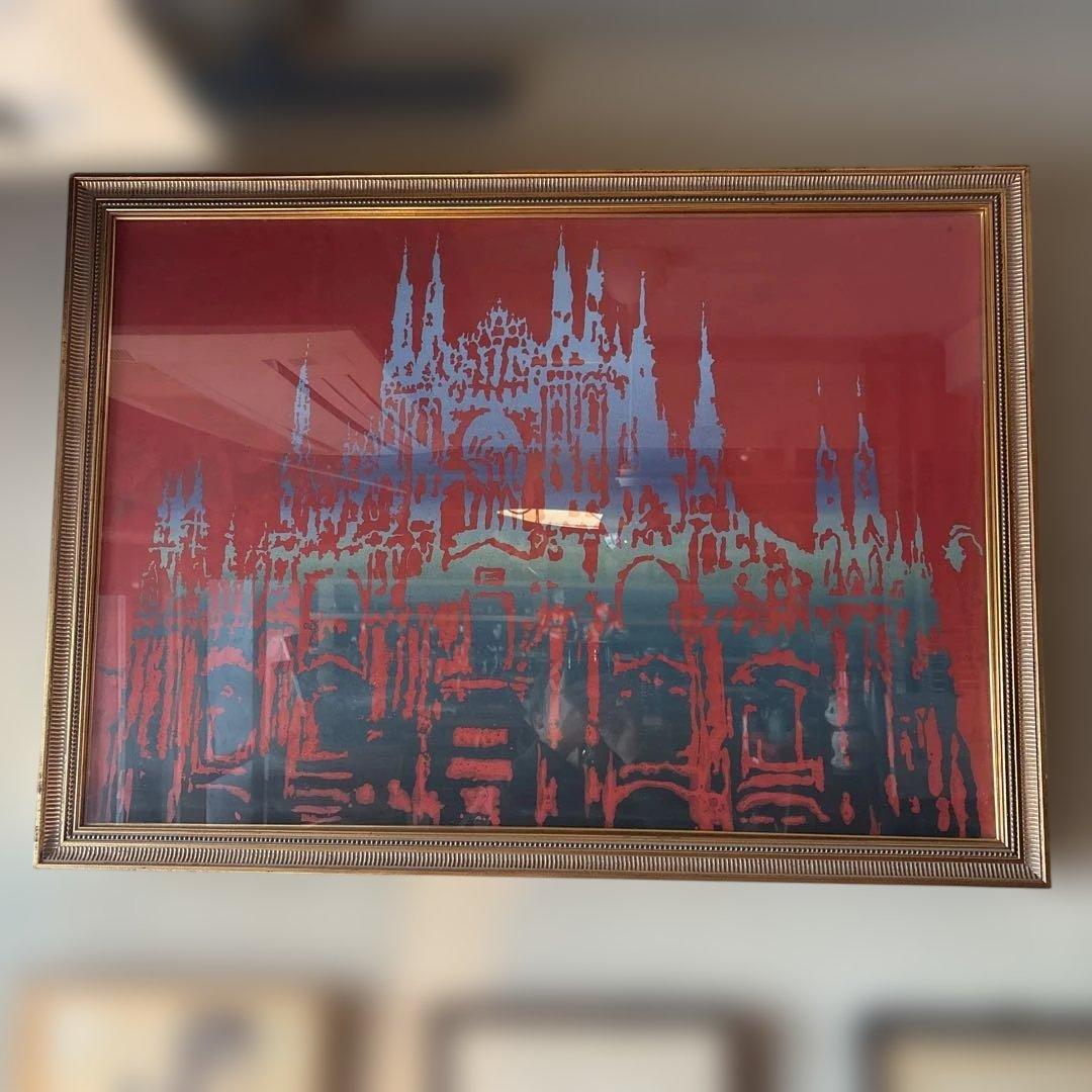 シャトー水彩画 横91センチ縦65センチ 水彩画 手描き F6号 原画 | Atelier Porta