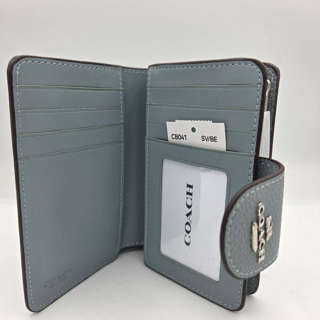 コーチ CBO41 二つ折り財布 リファインド レザー ジップ ウォレット
