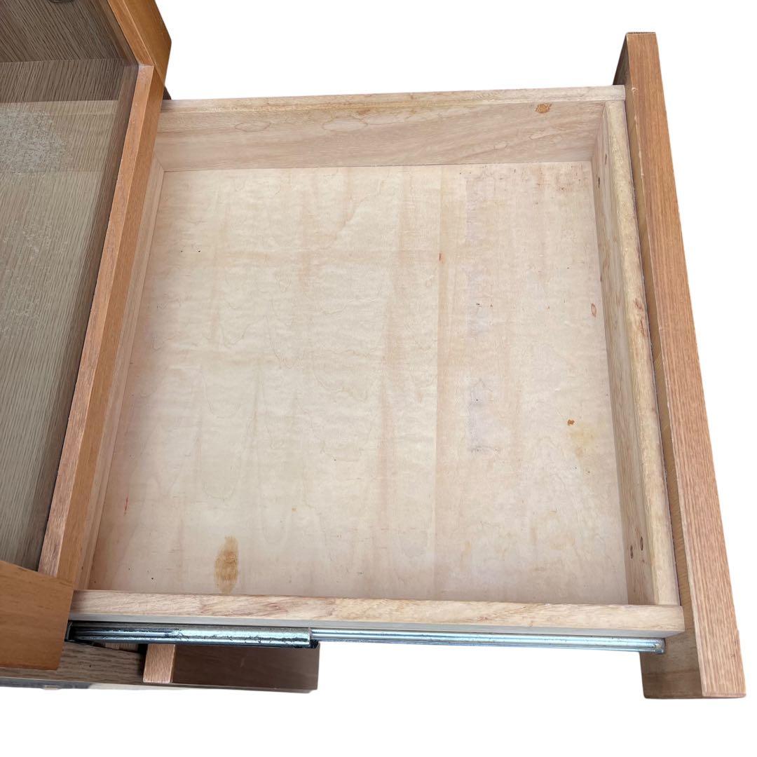 無印良品 廃盤品 タモ材 食器棚 カップボード キャビネット　43.5cm 収納