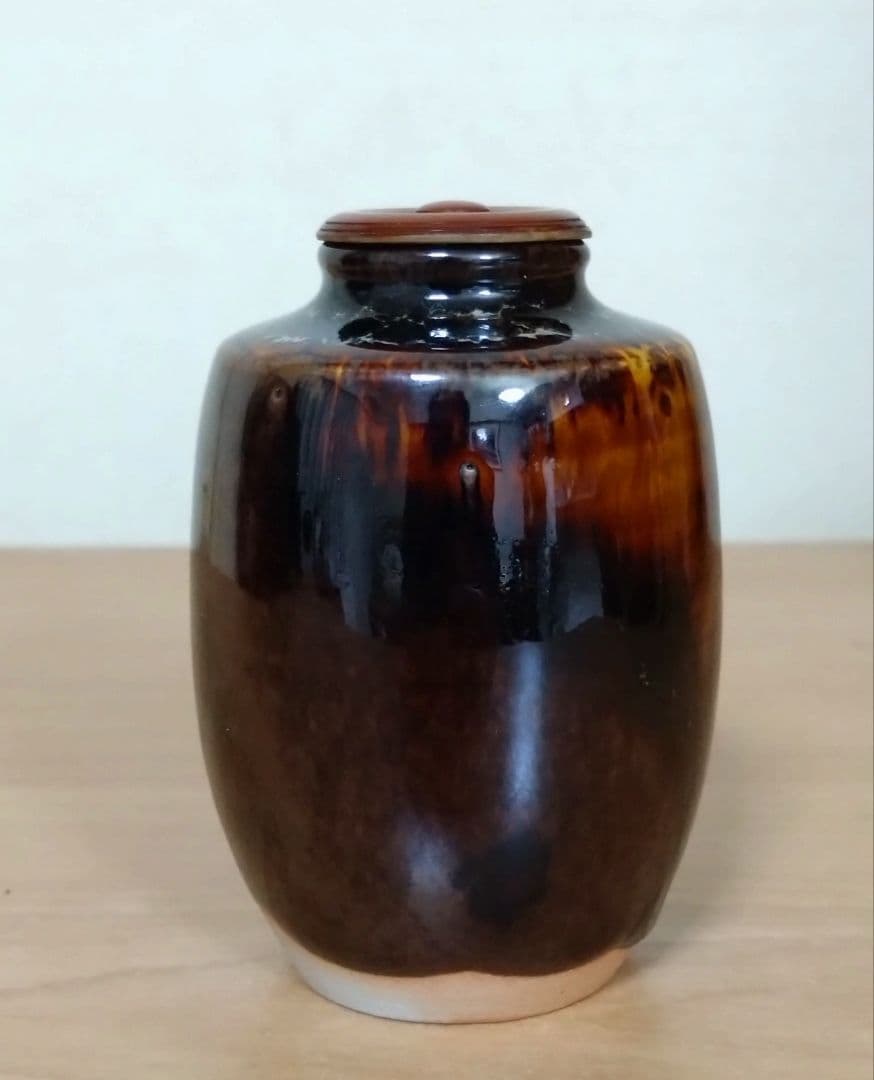 茶道具 京焼 桶谷定一作 肩衝茶入 仕覆付 共箱 - メルカリ
