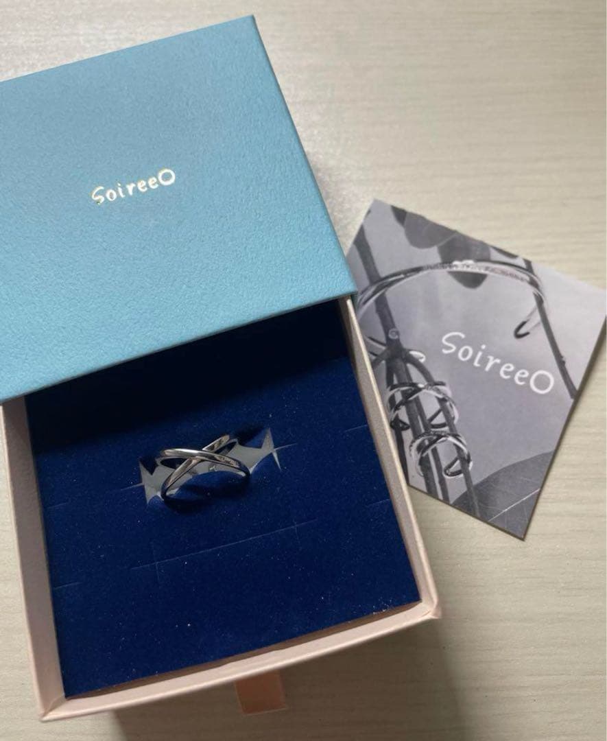 ✨SoireeO✨ シルバー クロスリング11号 Nissy ソワレオー 魅惑な悪戯に﻿ ・メタリックリング﻿ ﻿ #SoireeO﻿ #ソワレオー