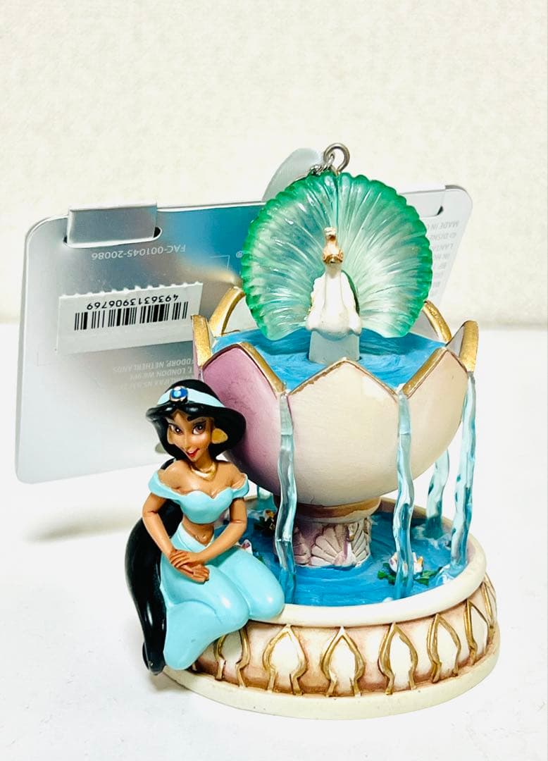 ディズニーストア クリスマスオーナメント アラジン ジャスミン 噴水
