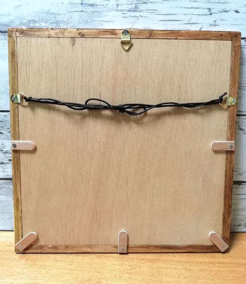 額縁ご確認ページ アンティークwax（山吹色）よりそい猫 にゃんこアタック