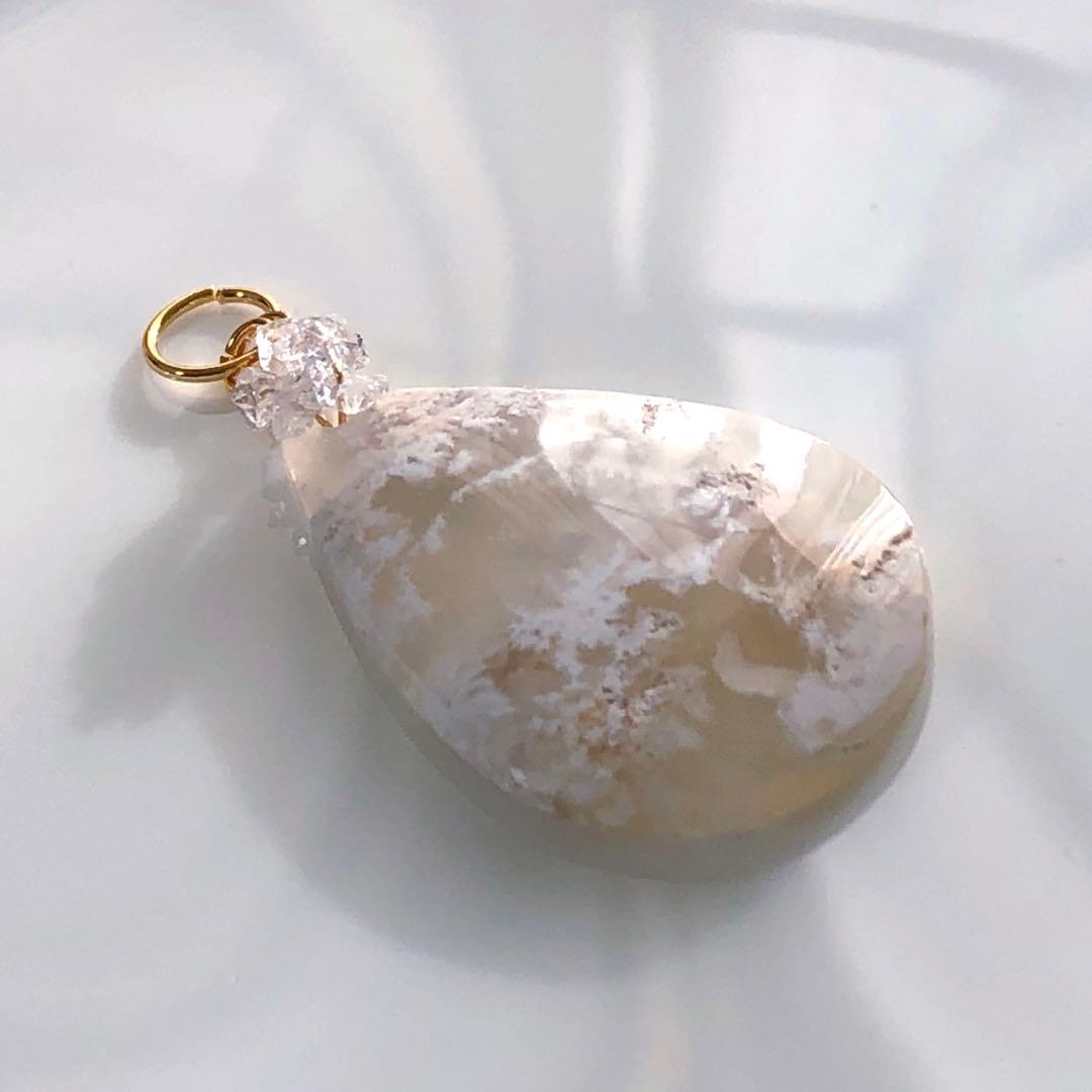 天然石♡極上激レア♡ウォータープルームアゲートのペンダントトップ