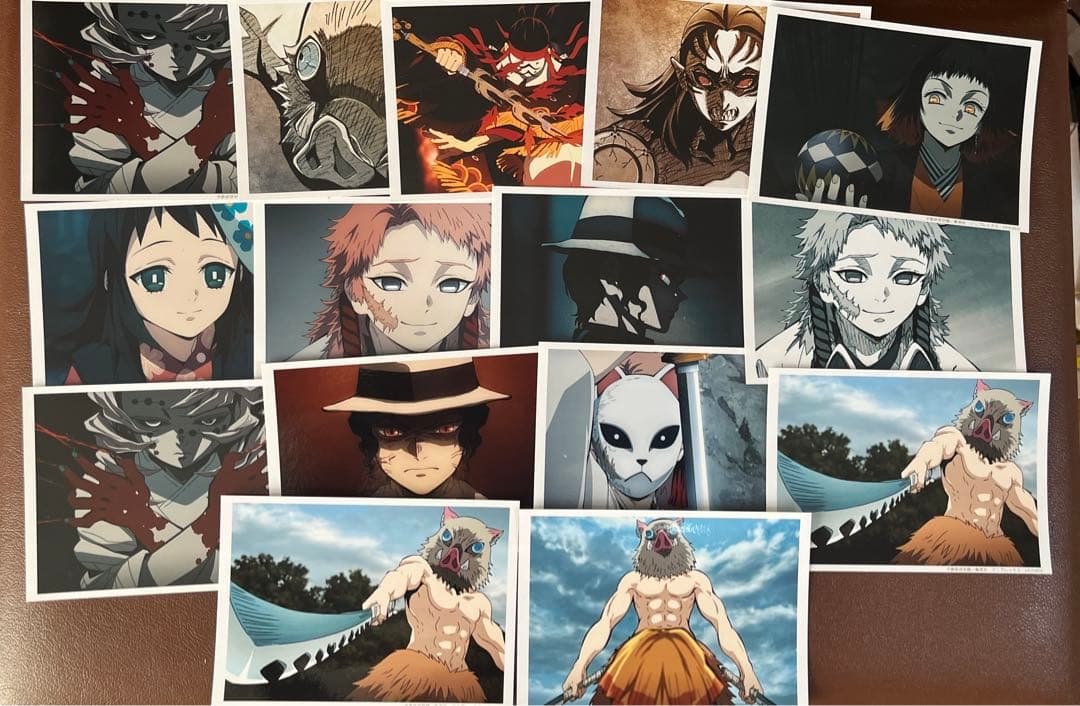 立志編 鬼滅の刃 ランダムブロマイドくじ 錆兎 真菰 鬼舞辻無惨 累