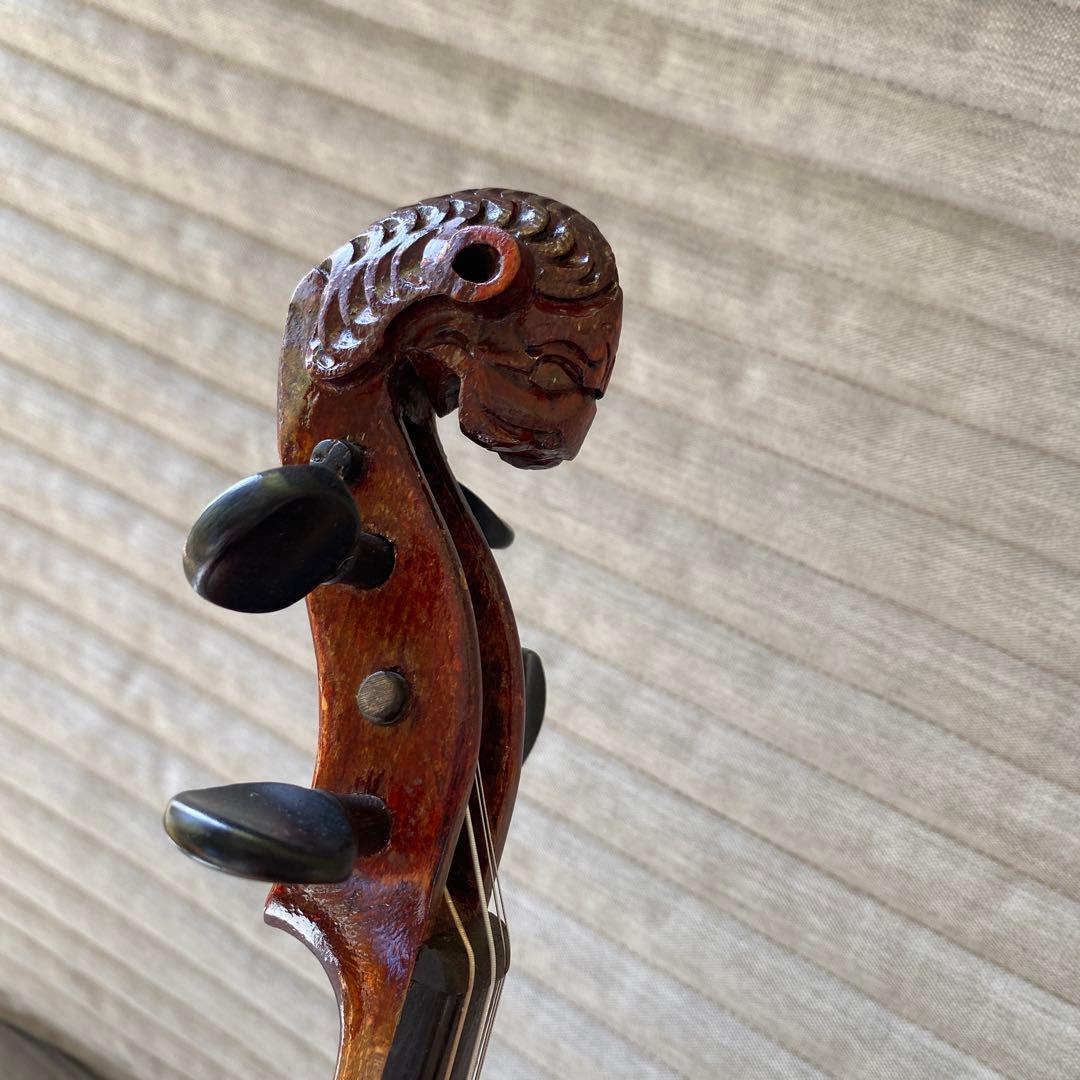 ライオンヘッド　フィドル　バイオリン 彫刻デザイン Amazon | シュタイナー ライオン・ヘッド バイオリン Jacob Stainer 4