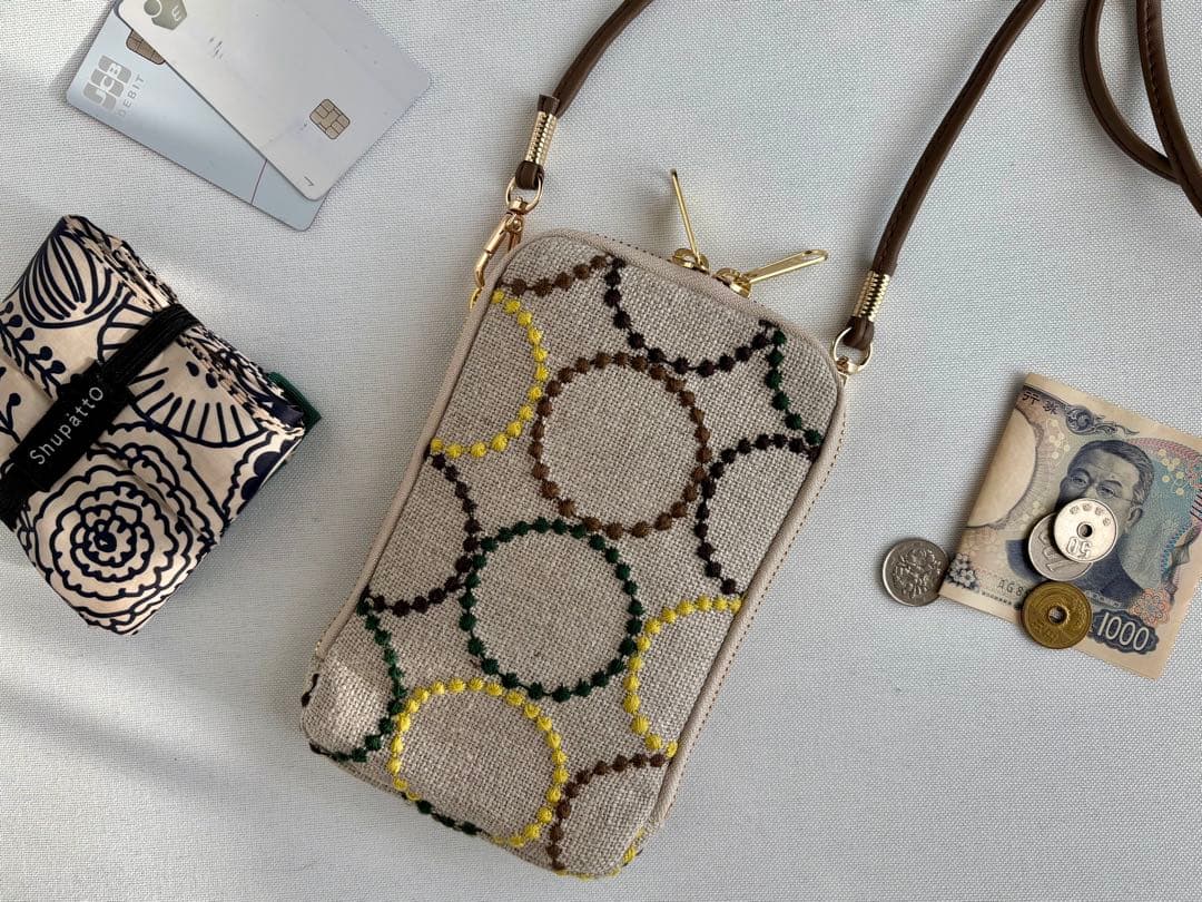 スマホショルダー】ミナペルホネン タンバリン tambourine mix - メルカリ