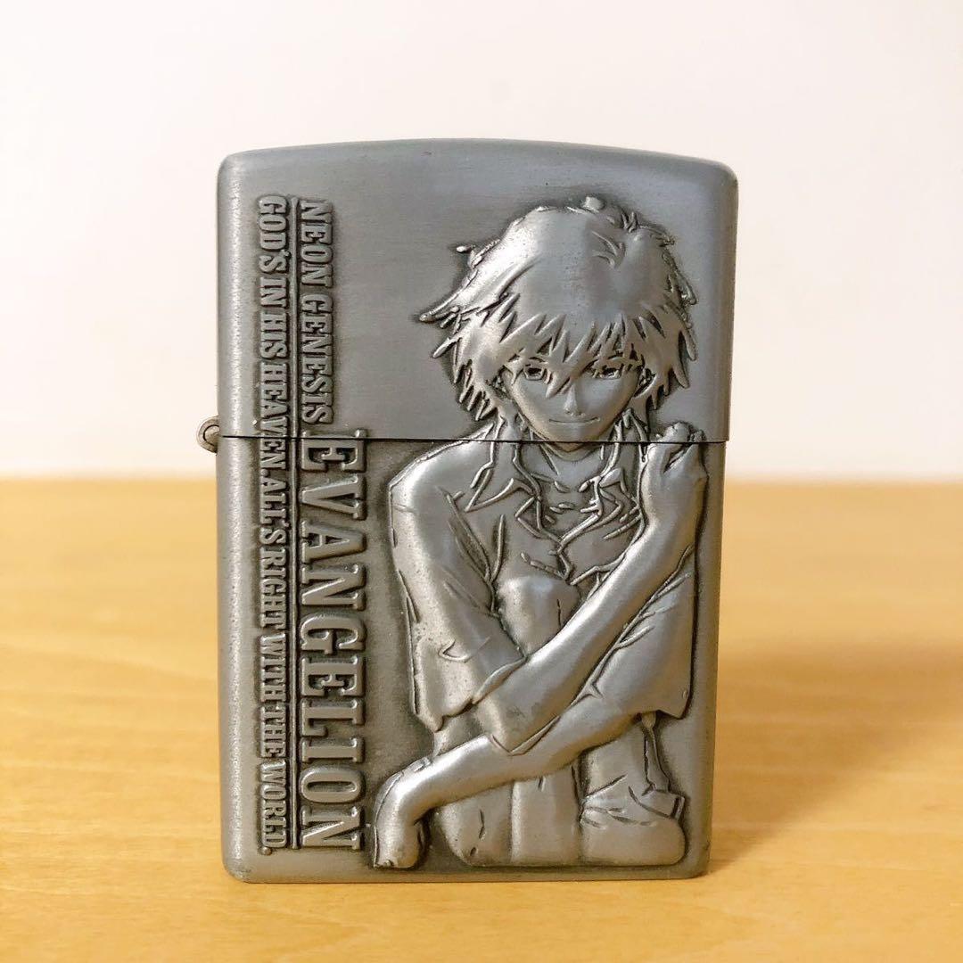 レア エヴァンゲリオン 渚カヲル 浮き彫り Zippo風 オイルライター