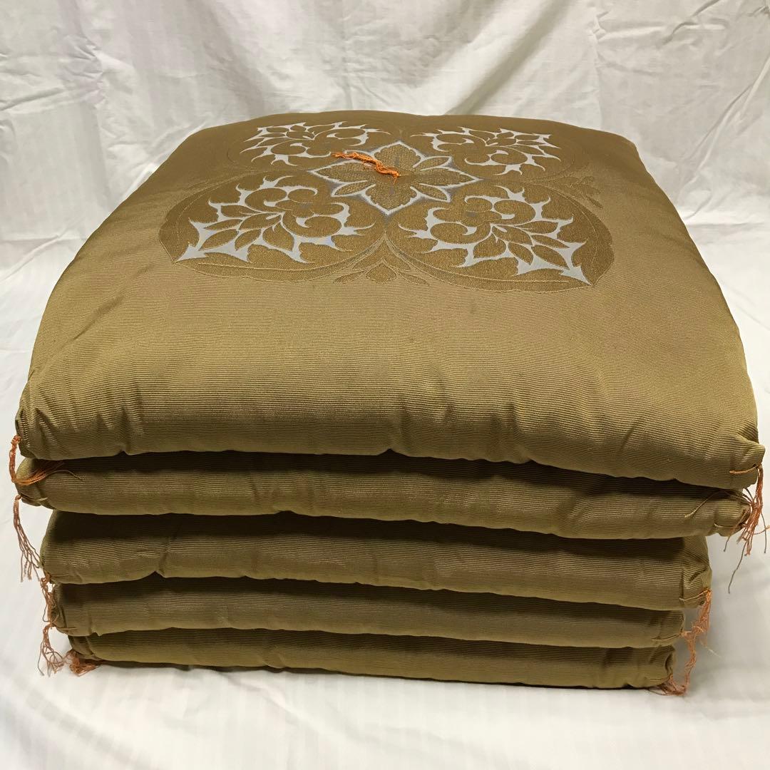 昭和レトロ】『座布団 5枚セット』ざぶとん 高級座布団 - メルカリ