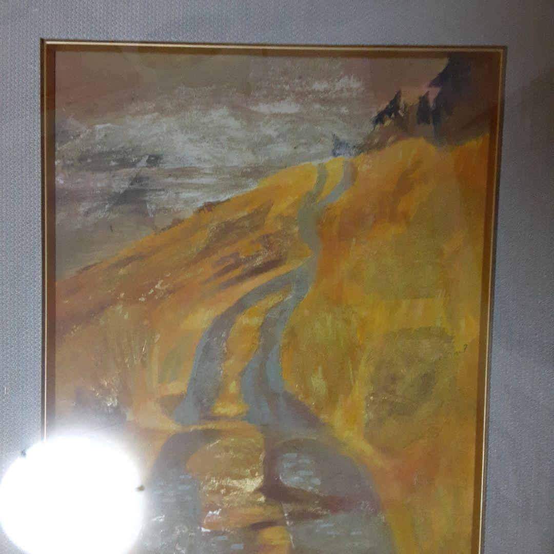 古い加藤美代三日本画/日展委嘱京展関西賞無鑑査朴土グループ/昭和白寿