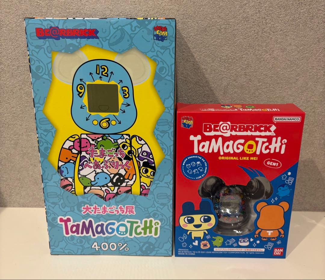 大たまごっち展 Tamagotchi ベアブリック400％ BE@RBRICK」と「たまごっち」が夢のコラボレーション!?開催中の「大