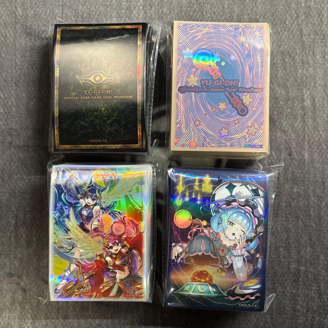 遊戯王　ニューロンポイント　スリーブ　4種セット スリーブ『束ねられし力(ニューロン)』100枚入り【-】{-}《スリーブ》