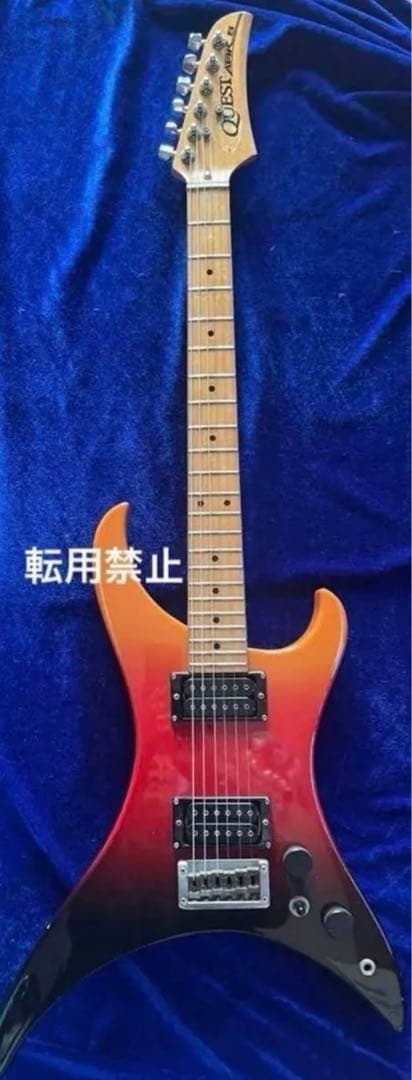 【QUEST 】ATAK 5 マツモク製 ギター 1984 Quest Atak 5 Electric Guitar in Black – Southside Guitars