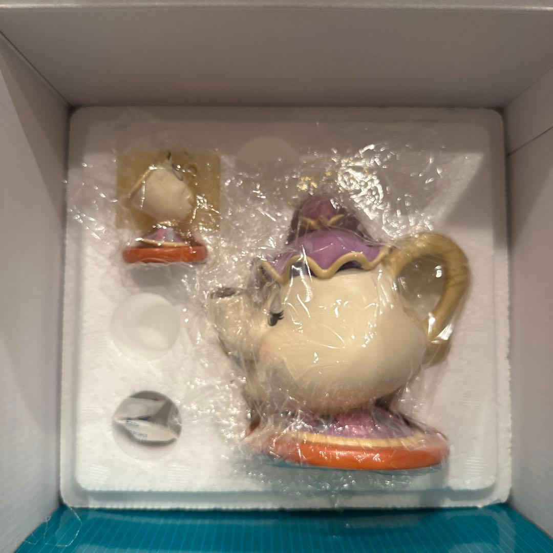 正規品／廃盤】WDCC 美女と野獣 ポット夫人＆チップ フィギュア 新品