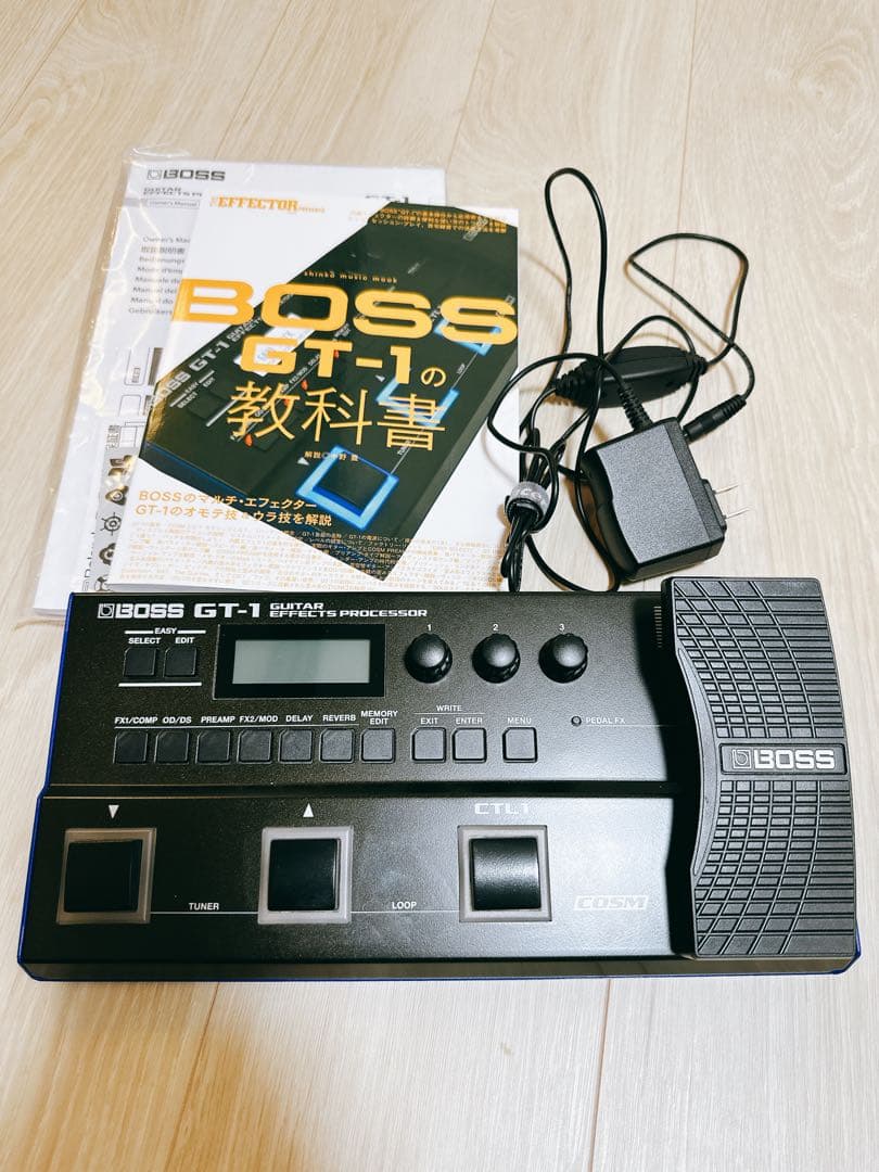 【純正アダプタ付】BOSS GT-1 マルチエフェクター　GT-1の教科書付 Amazon.co.jp: BOSS GT-1 マルチエフェクター 純正アダプター GT-1