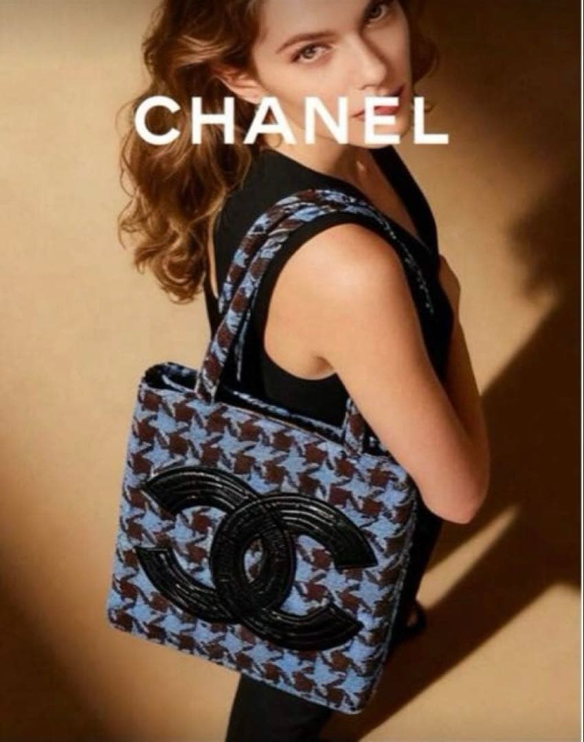 CHANEL ビッグココ トートバッグ シャネルノベルティ ニット