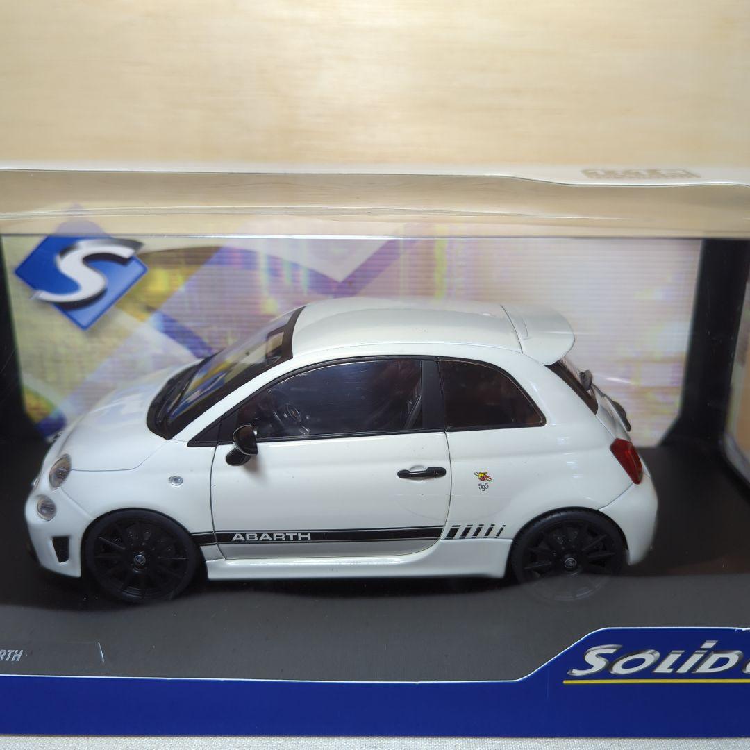 SOLIDO　1/18 ABARTH 595 1/18 Scale Fiat 500 Abarth Diecast Model Car By Solido: 1/18 Scale