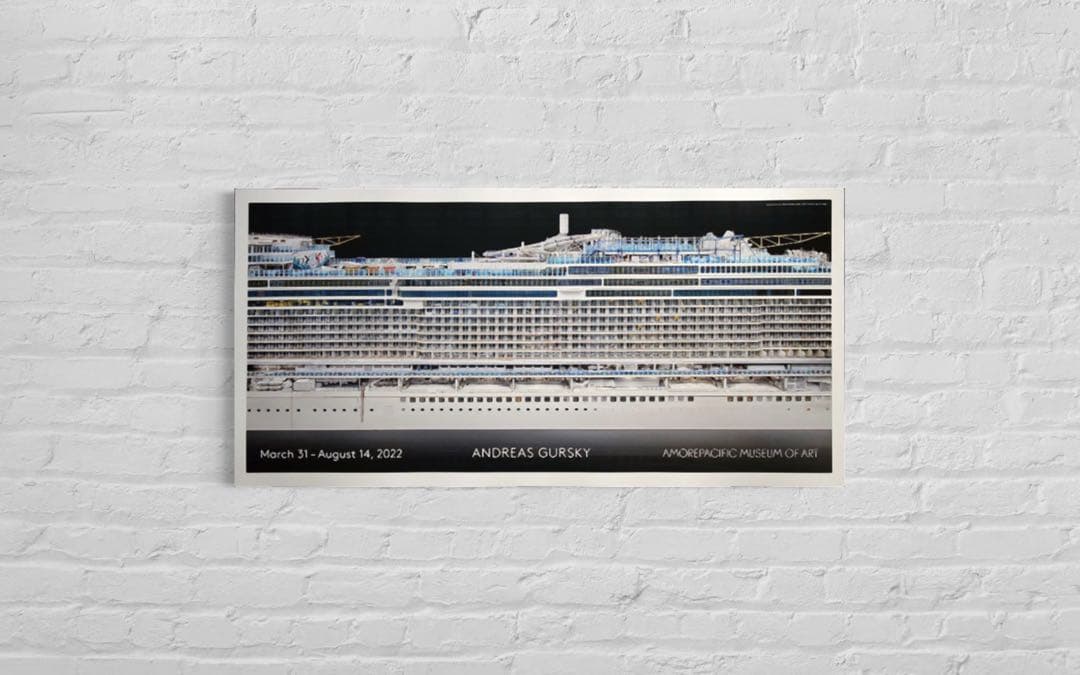 日本未入荷】アンドレアス・グルスキー エキシビジョンポスター①