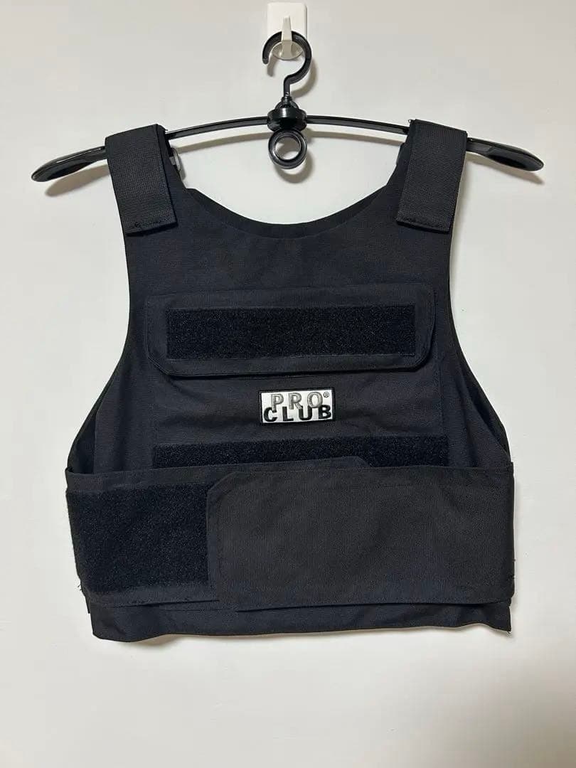 PRO CLUB ブラック タクティカルベスト PRO CLUB（プロクラブ） プレートキャリア ベスト PLATE CARRIER VEST
