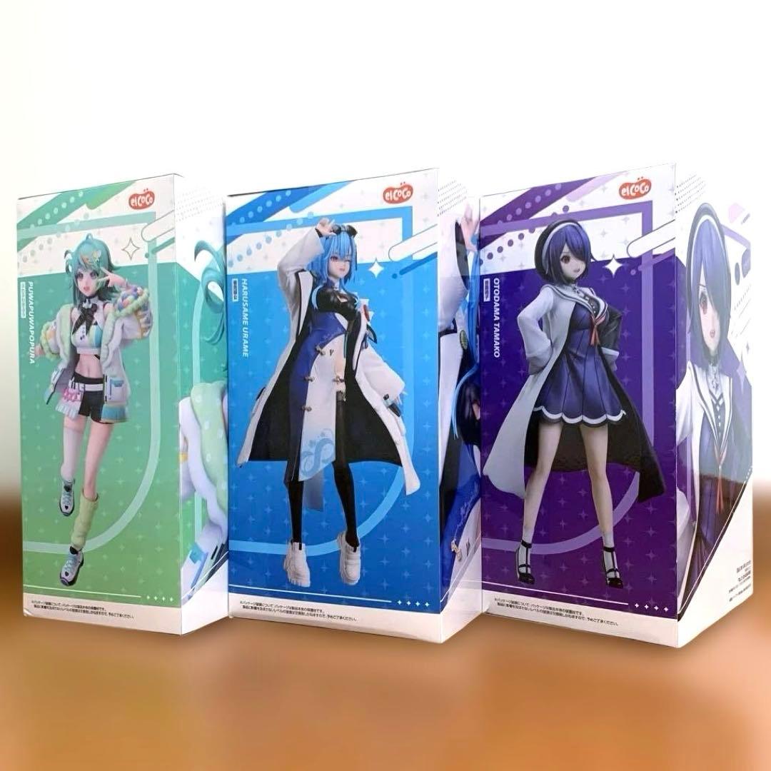 あおぎり高校 1/7スケールフィギュア 音霊魂子 春雨麗女 ぷわぷわ