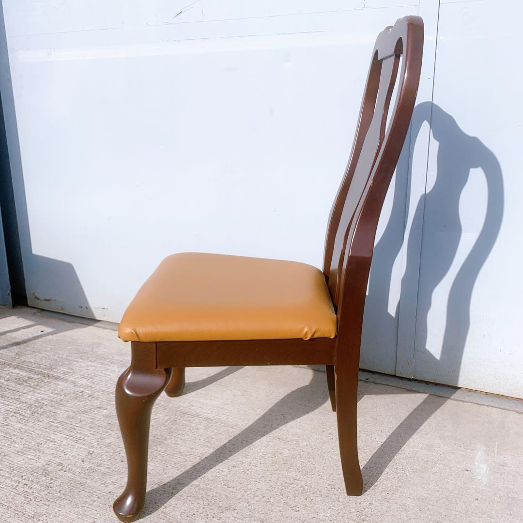 美品送料込】IDC大塚家具 クイーンズ アンティーク ダイニングチェア