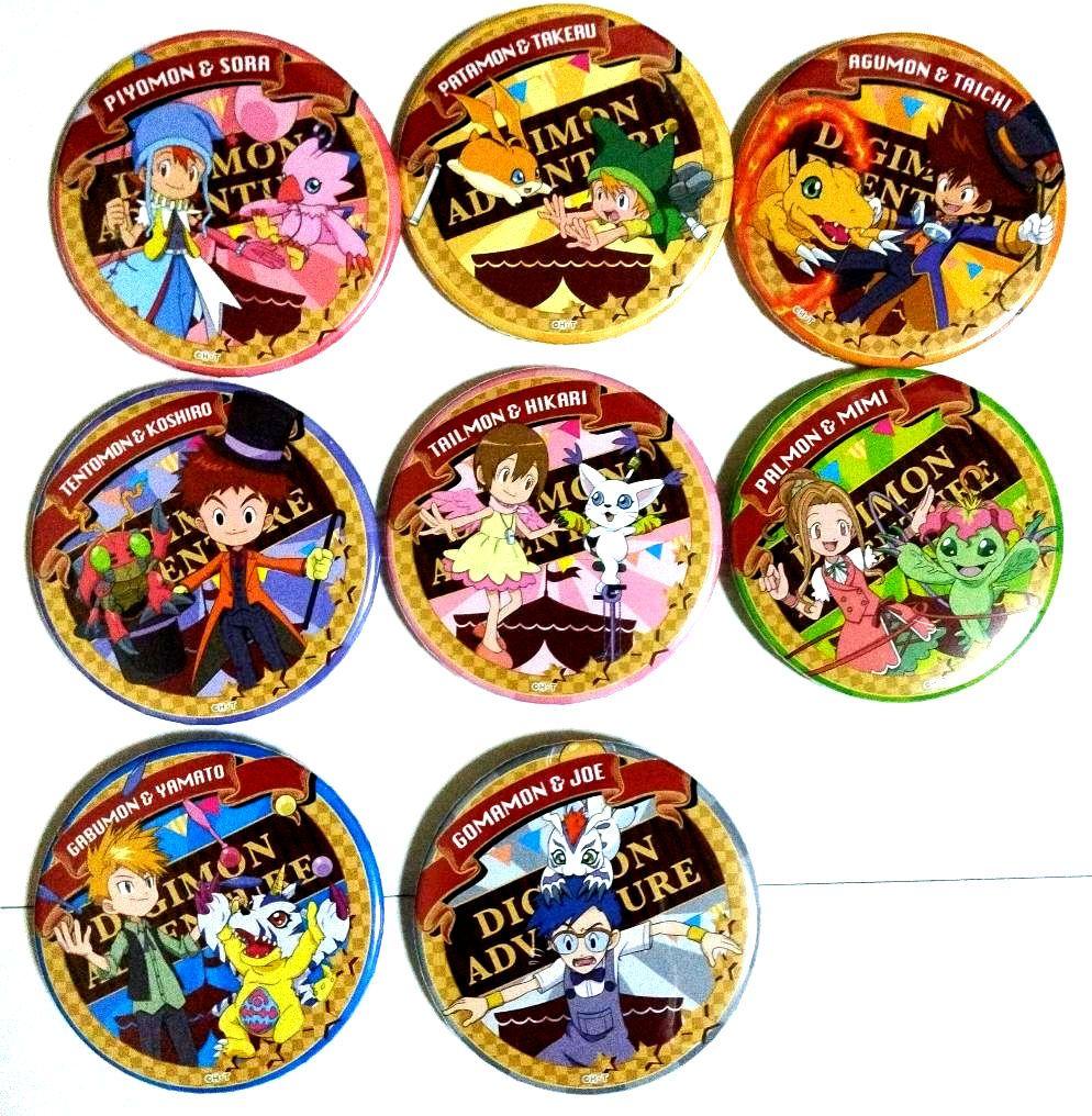 超激レア‼️デジタルモンスター デジモン ０２ 缶バッジ コンプリート デジモンアドベンチャー』『デジモンアドベンチャー02』トレーディング