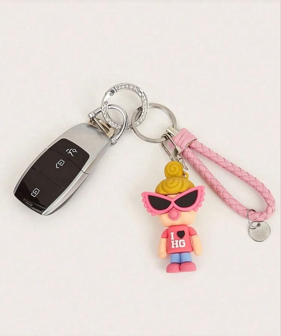 ヒスミニ キャラクターキーホルダー キーリング 8cm - メルカリ