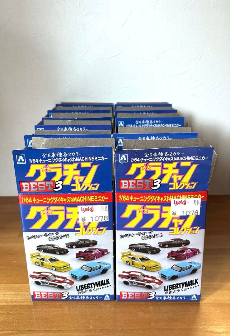 グラチャンコレクション BEST3 11台セット 1/64 ダイキャストミニカー グラチャンコレクション BEST 3(12個入BOX