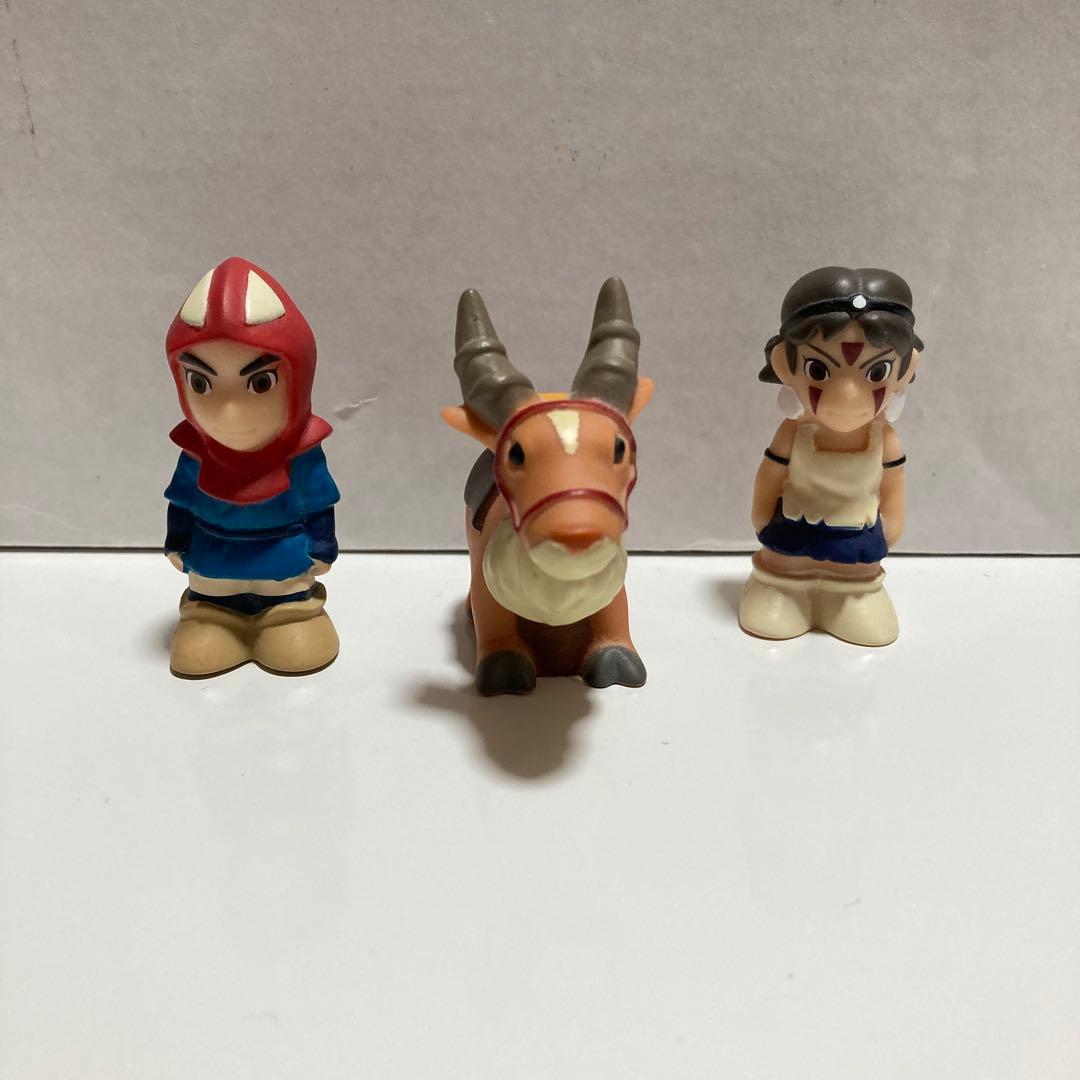 ジブリ 指人形 ソフビ セット もののけ姫 アシタカ サン ヤックル