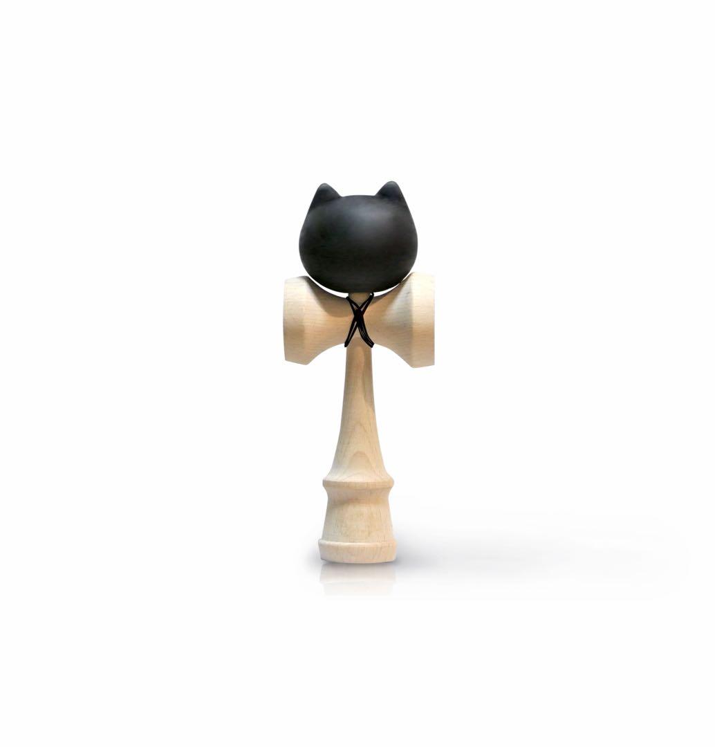 ねこけん Japanese Cat Kendama 黒 けん玉 猫 グッズ Amazon.co.jp: ねこけん くろねこけん けん玉 猫グッズ インテリア