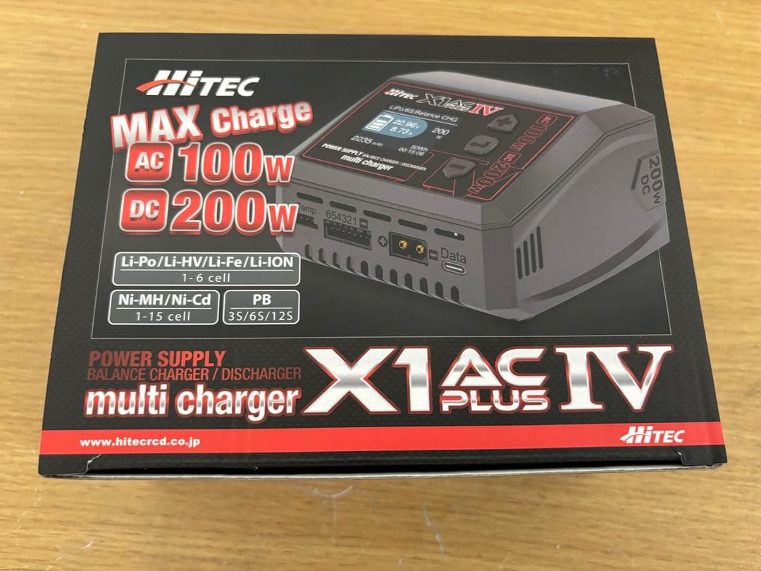 g*o様 ハイテック HITEC X1 AC Plus IV マルチチャージャー AC/DC 充・放電器 Multi Charger X1 AC PLUS Ⅳ［ マルチチャージャー