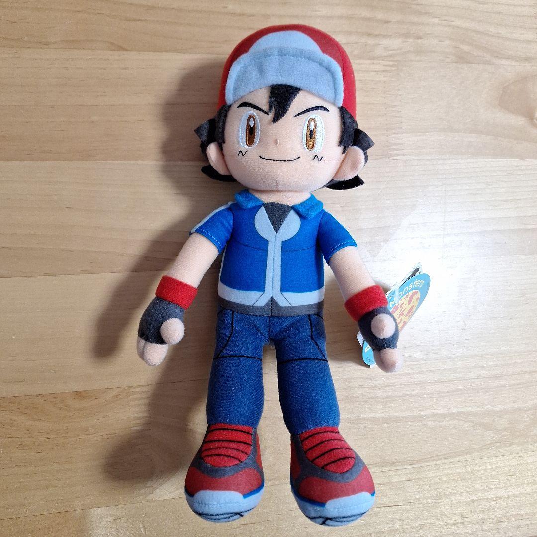 【レア】ポケットモンスター XY サトシ sekiguchi ぬいぐるみ ポケモン サトシ タグ付き ぬいぐるみ カロス地方 セキグチ Sekiguchi