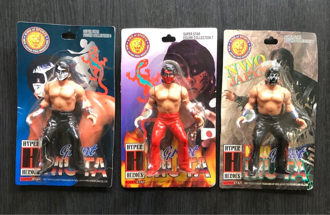 ☆新日本プロレス公式☆　グレートムタ　 フィギュア3体セット 希少》スーパースター フィギュア コレクション DX【グレート・ムタ2体
