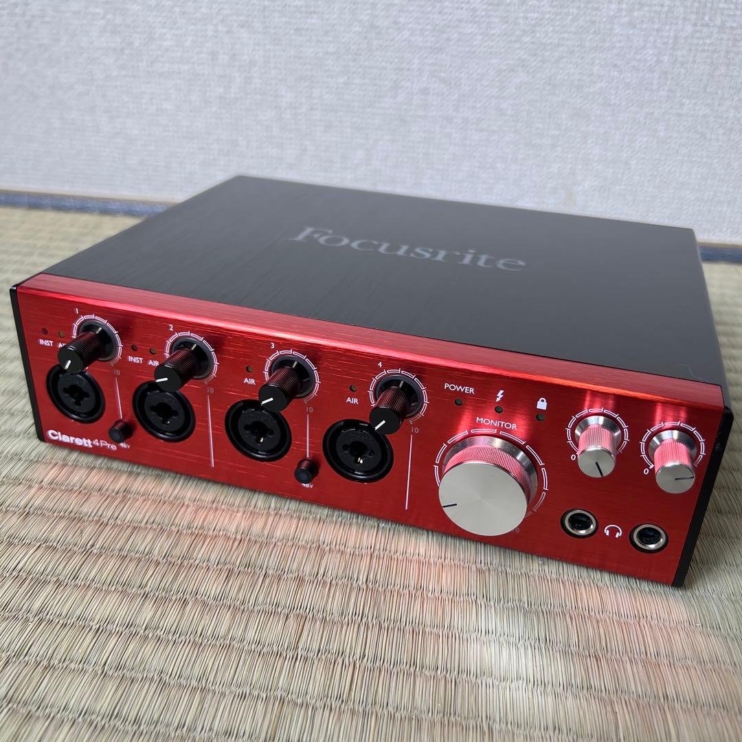 Focusrite Clarett 4Pre フォーカスライト FOCUSRITE ( フォーカスライト ) Clarett 4Pre 送料無料 | サウンドハウス